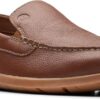 Clarks Mocassin Homme Cuir Léger Confortable Flexway Step-7