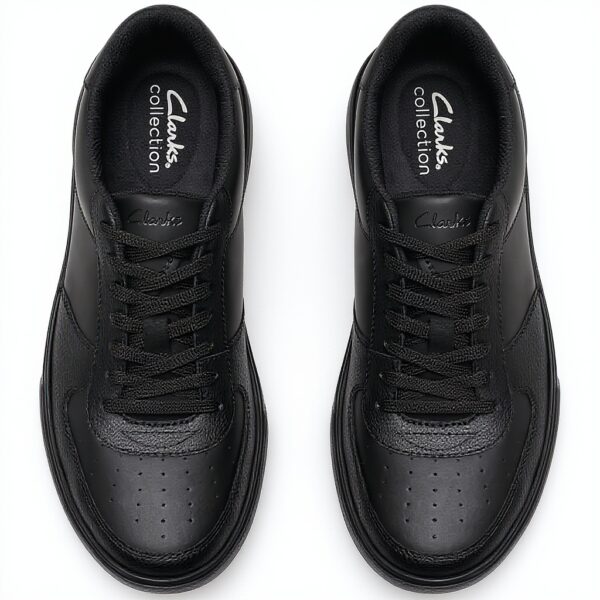 Clarks Romsey Tie Oxford Homme Cuir Noir Confortable