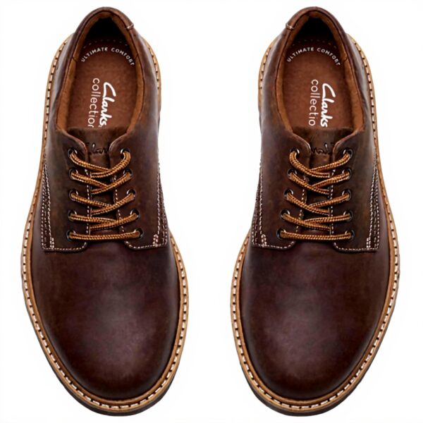 Clarks Homme Weltridge Low Oxfords Cuir Confortable