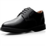 Chaussures Oxford Clarks Malwood Lace Tissu Cuir Confortable
