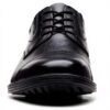 Chaussures Oxfords Homme Clarks Whiddon Cuir Noir Confort