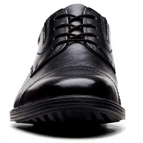 Chaussures Oxfords Homme Clarks Whiddon Cuir Noir Confort