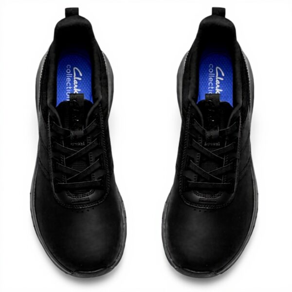 Clarks Motion Trek LX Chaussures Homme Cuir Noir Confort