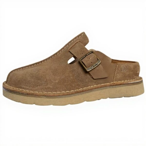 Clarks Solsbury Mule Sandal Homme Cuir Suédé Confortable
