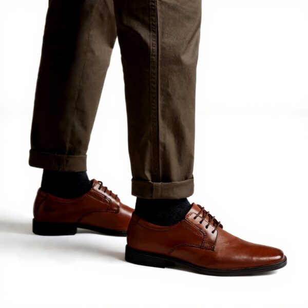 Clarks Tilden Walk Derby Homme Cuir Souple Confortable