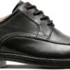 Derbys Homme Clarks Un Aldric Park Cuir Noir Confort-1