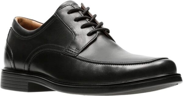 Derbys Homme Clarks Un Aldric Park Cuir Noir Confortable-2
