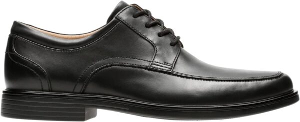 Derbys Homme Clarks Un Aldric Park Cuir Noir Confortable-1