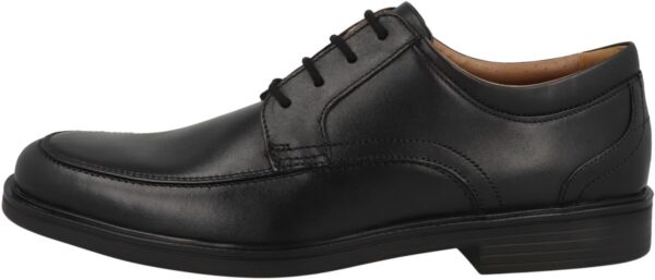 Derbys Homme Clarks Un Aldric Park Cuir Noir Confortable-0