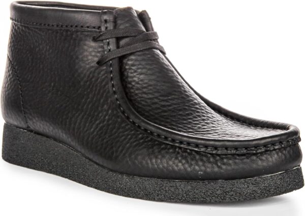 Clarks Wallabeeevo Bt Bottine Chukka Homme Noir-0
