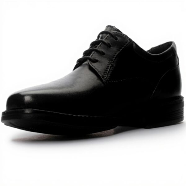 Clarks Wendell Lace II Cuir Noir Chaussures Homme Oxfords