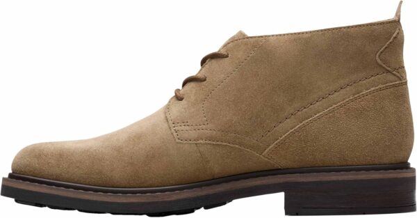 Bottine Chukka Homme Clarks Daim Cuir Newford Mid-1
