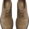 Bottine Chukka Homme Clarks Daim Cuir Newford Mid-5