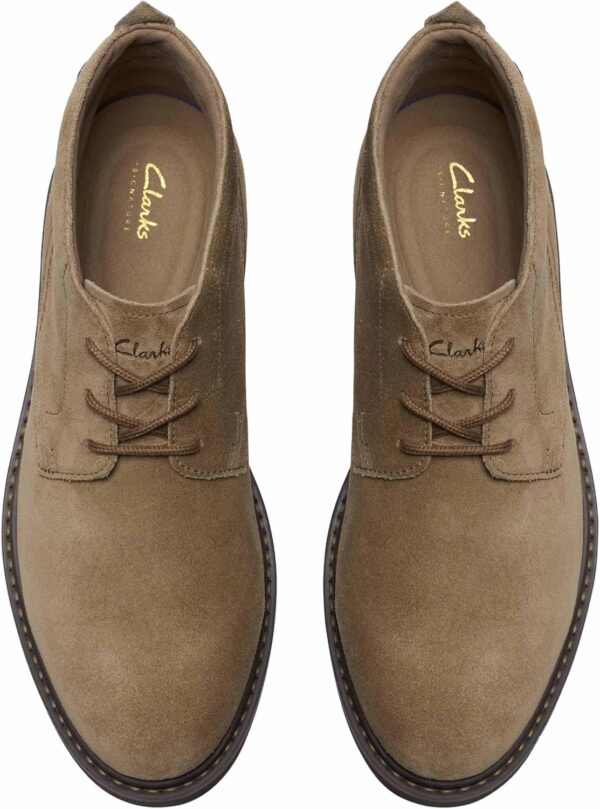 Bottine Chukka Homme Clarks Daim Cuir Newford Mid-5
