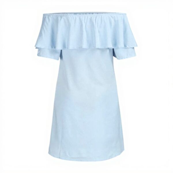 Robe de maternité BOTCAM été sexy sans épaules polyester