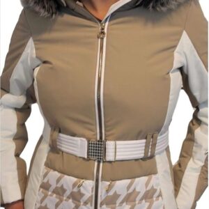 Sportalm Veste Ski Femme Fourrure Véritable Crockery 42-0