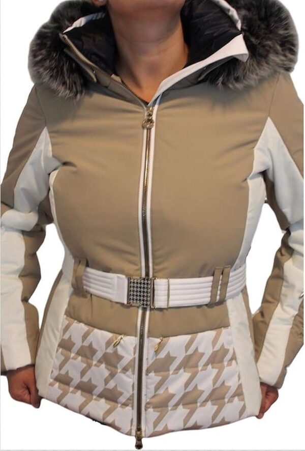 Sportalm Veste Ski Femme Fourrure Véritable Crockery 42-0