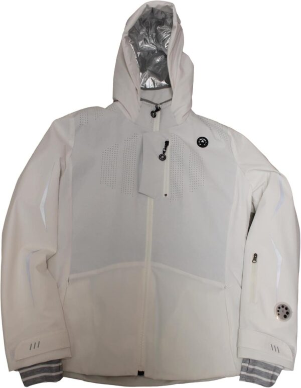 Veste de ski femme Sportalm Kitzbühel Alexa Blanc Noir-0