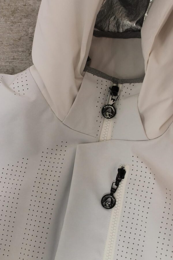 Veste de ski femme Sportalm Kitzbühel Alexa Blanc Noir-5