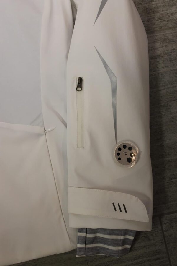 Veste de ski femme Sportalm Kitzbühel Alexa Blanc Noir-2