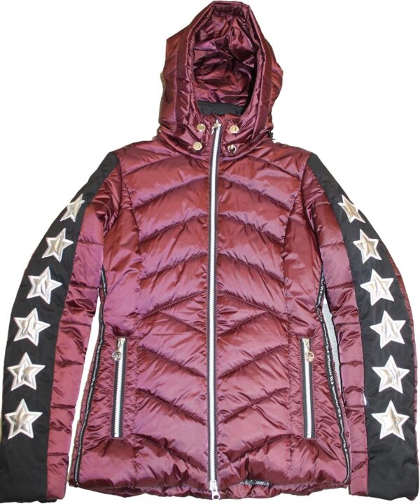 Veste de ski femme Sportalm Kitzbühel Blevio Rouge noir-0