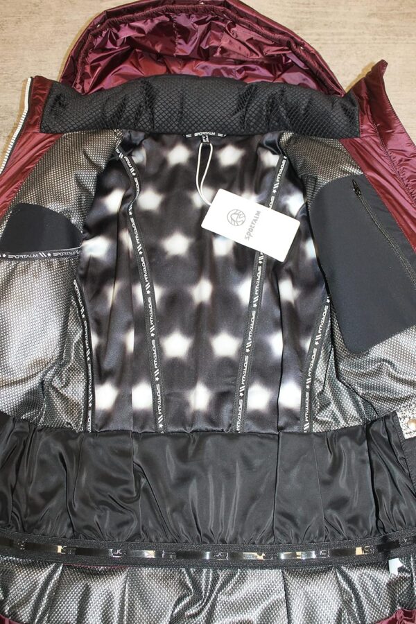 Veste de ski femme Sportalm Kitzbühel Blevio Rouge noir-3