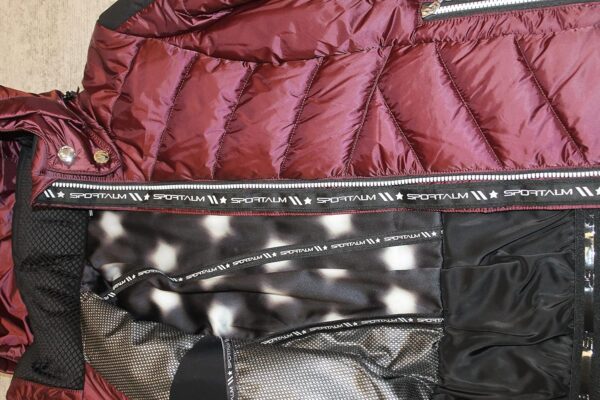 Veste de ski femme Sportalm Kitzbühel Blevio Rouge noir-4