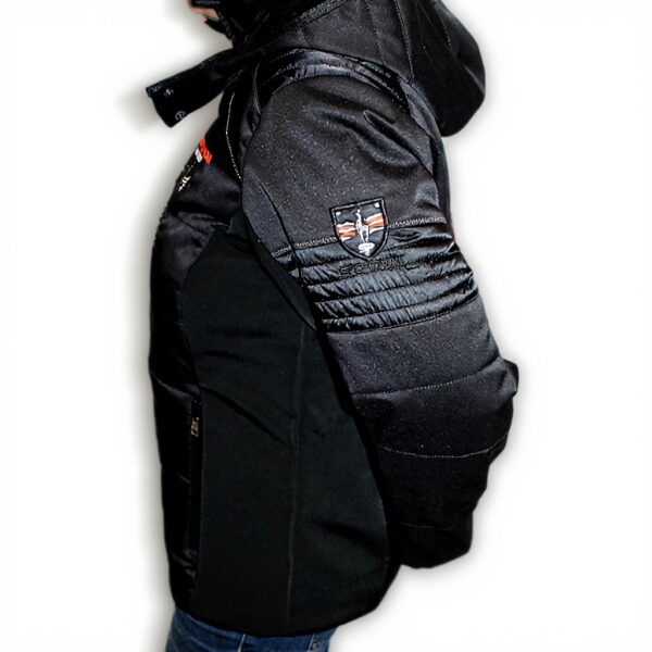 Veste de ski Sportalm Kitzbühel femme capuche noir orange