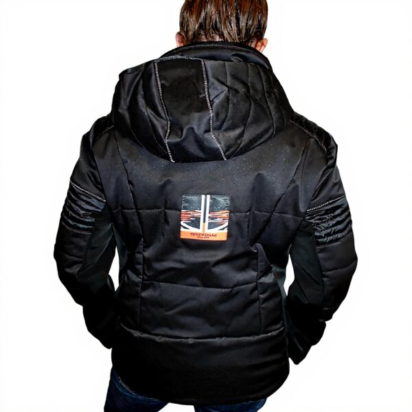 Veste de ski Sportalm Kitzbühel femme capuche noir orange