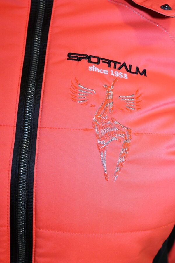 Sportalm Veste ski femme capuche orange noir taille XXL-1