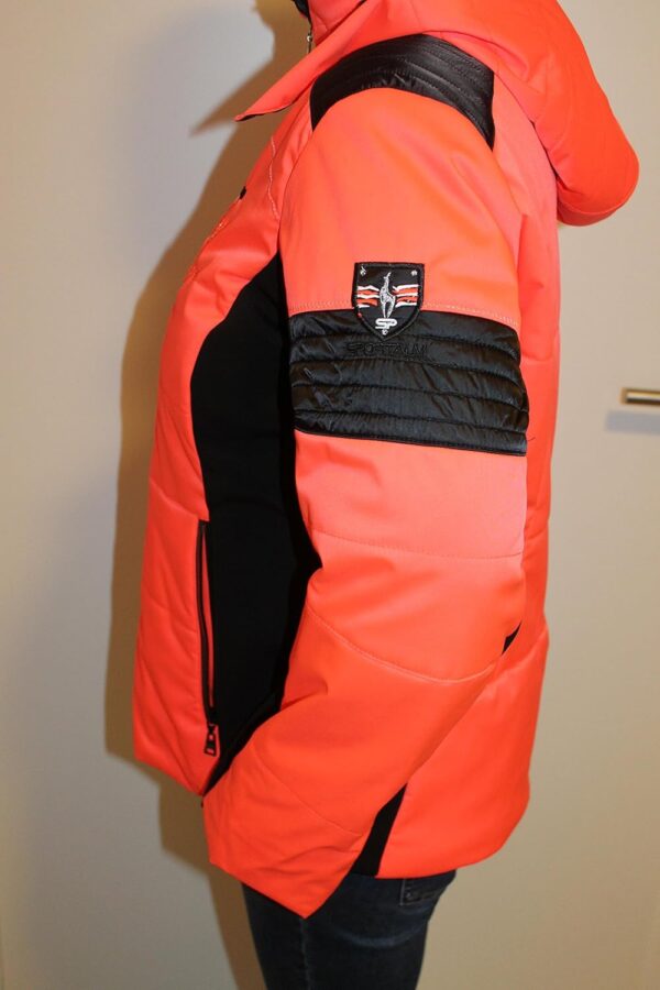 Sportalm Veste ski femme capuche orange noir taille XXL-2