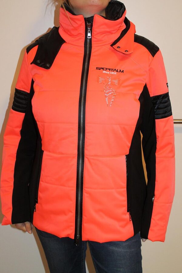 Sportalm Veste ski femme capuche orange noir taille XXL-0