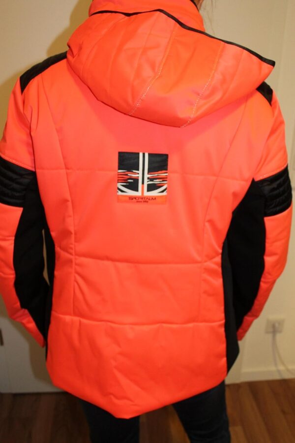 Sportalm Veste ski femme capuche orange noir taille XXL-4