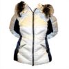 Sportalm Kitzbühel Manteau Femme Feathercraft Blanc Bleu