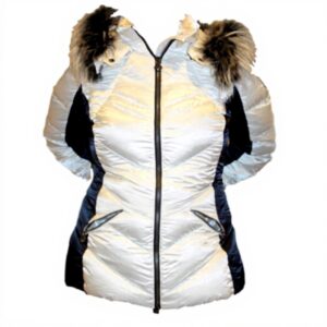 Sportalm Kitzbühel Manteau Femme Feathercraft Blanc Bleu