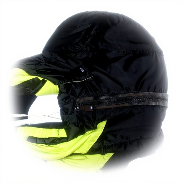 Sportalm Veste Ski Enfant Noir Jaune Polyamide Polyester