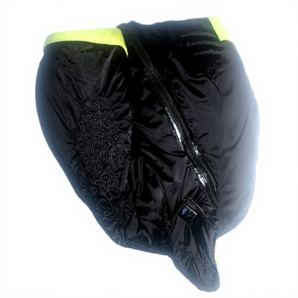 Sportalm Veste Ski Enfant Noir Jaune Polyamide Polyester