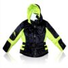 Sportalm Veste Ski Enfant Noir Jaune Polyamide Polyester