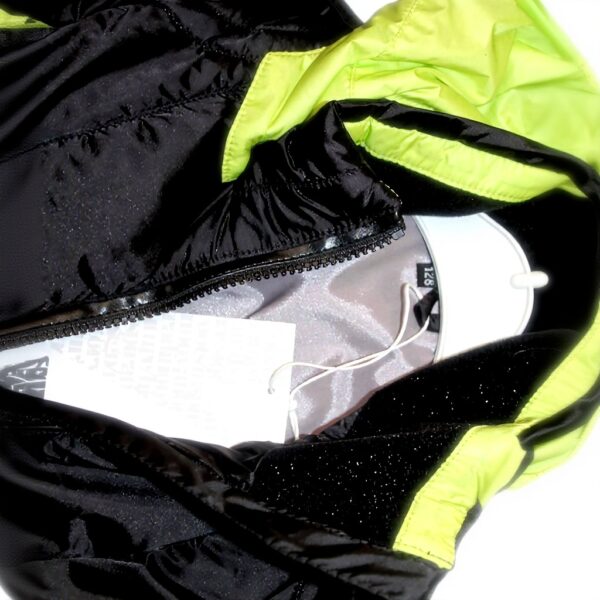 Sportalm Veste Ski Enfant Noir Jaune Polyamide Polyester