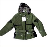 Sportalm Veste Ski Enfant Vert Noir Taille 128 Polyester