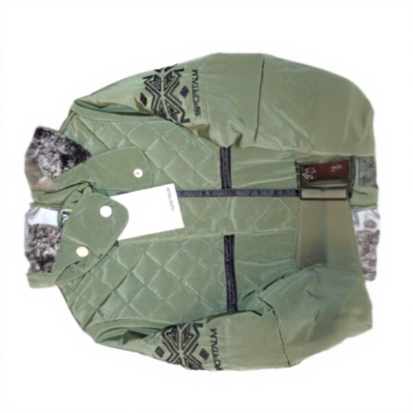 Sportalm Veste Ski Enfant Vert Noir Taille 128 Polyester