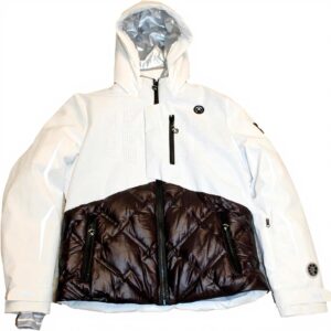 Veste de ski Sportalm Kitzbühel SIRI femme Blanc marron
