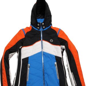 Sportalm Kitzbühel Speed Veste ski femme capuche bleu blanc-0