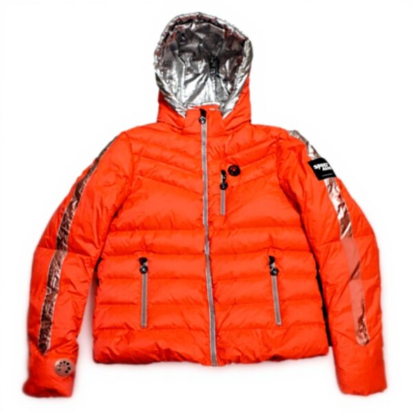 Veste de ski Sportalm Kitzbühel Tinda femme orange argenté