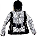 Sportalm Kitzbühel Veste Ski Femme Bleu Blanc Isolation