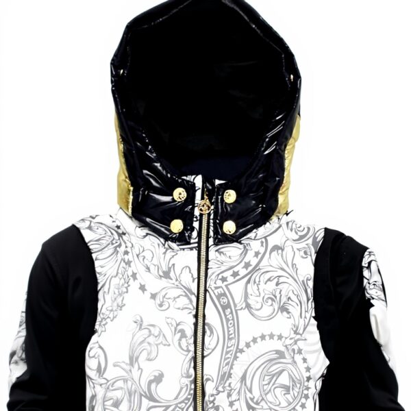 Sportalm Kitzbühel Veste Ski Femme Bleu Blanc Isolation