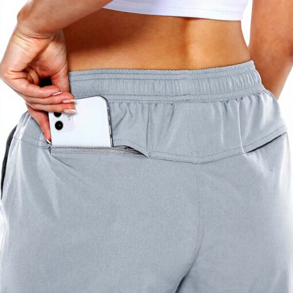 Sportalm Short Femme Randonnée Sportif Gris Séchage Rapide