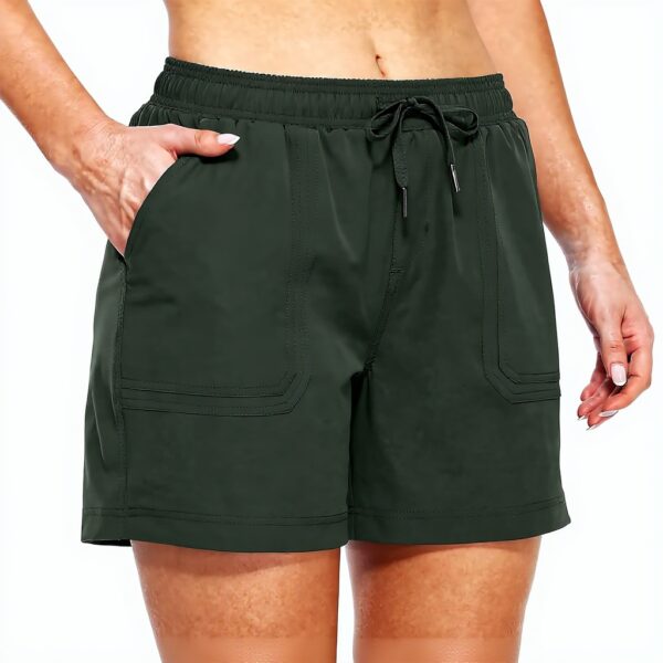 Sportalm Short femme randonnée vert armée séchage rapide