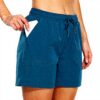 Sportalm Short femme extérieur été randonnée golf bleu