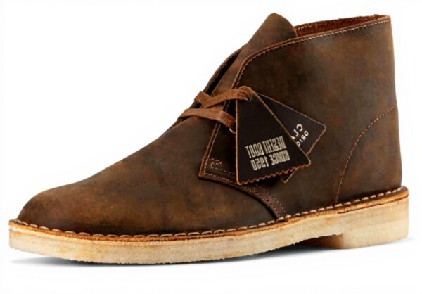 Clarks Bushacre 3 Chukka Homme - Cuir Ciré d'Abeille